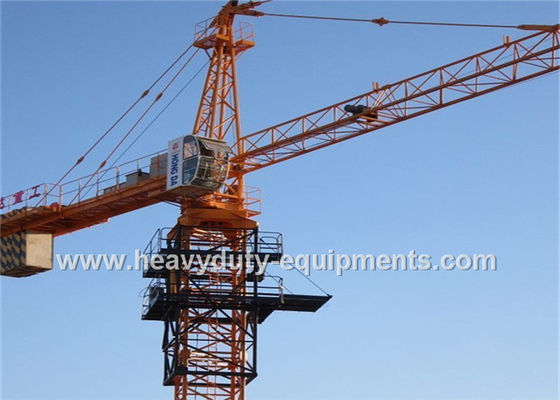 Çin Heavy Duty Construction Tower Crane 34M Free Height 5 Tons Max Load Tedarikçi