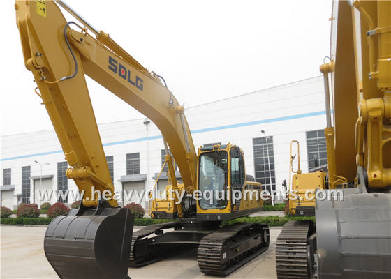 Çin 5.1km / h Hydraulic Crawler Excavator 172.5KN Digging Force Standard Cab With A / C Tedarikçi