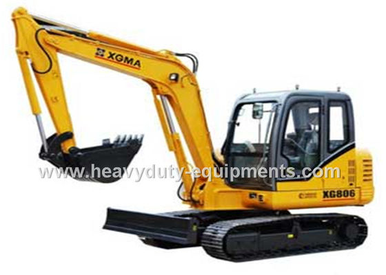 Çin XGMA XG806 hydraulic excavator equipped with standard attachment in 0.22 cbm Tedarikçi