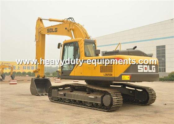 Çin LINGONG hydraulic excavator LG6250E with hydraulic drive and 1 m3 and VOLVO techinique Tedarikçi