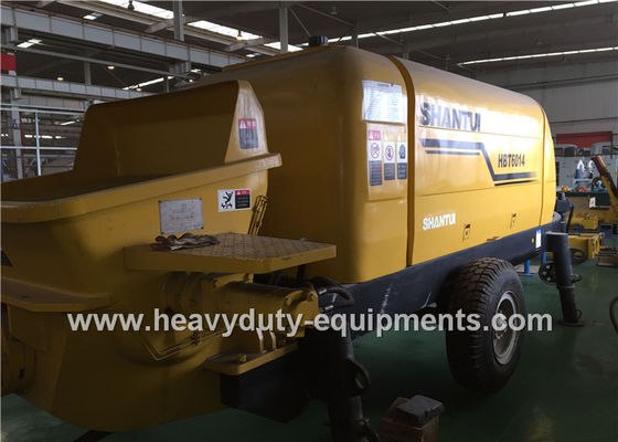 Çin SHANTUI HBT8016R concrete pump trailer adopts original VOLVO diesel engine Tedarikçi