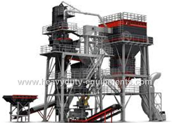 Çin 830kw Sinomtp Sand Processing Plant  VU System Aggregate Optimization 110-120 mm Feed Rate Tedarikçi