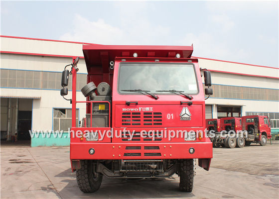 Çin 50 ton 6x4 dump truck / tipper dump truck with 14.00R25 tyre for congo mining area Tedarikçi