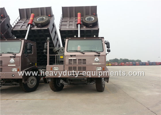 Çin 6x4 driving sinotruk howo 371hp 70 tons mining dump truck  for mining work Tedarikçi