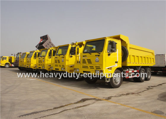 Çin 371HP SINOTRUCK HOWO 70 tons mining dump truck , parabolic leaf spring Tipper Dump Truck Tedarikçi