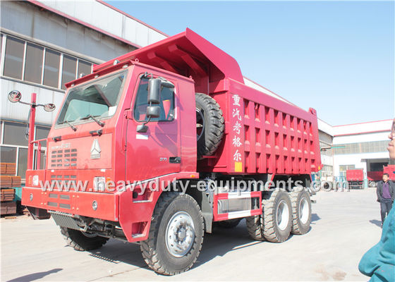 Çin Sinotruk HOWO mining dump truck / tipper special truck 371hp  with front lifting cylinder Tedarikçi