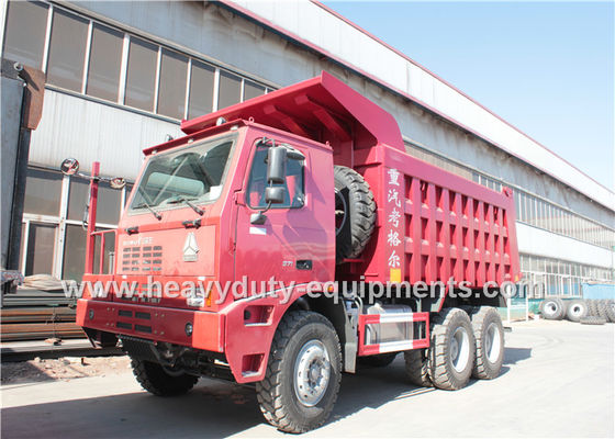 Çin 6x4 mining dump truck with HW7D cab and reinforce frame ISO / CCC Approved Tedarikçi