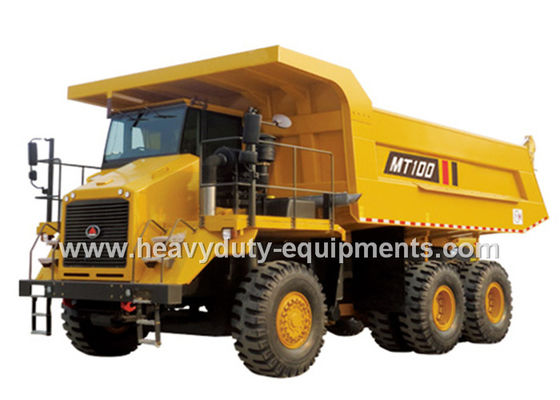 Çin 95 tons Off road Mining Dump Truck Tipper  405kW engine power drive 6x4 with 50m3 body cargo Volume Tedarikçi