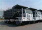 Mining tipper truck / dump truck bottom thickness 12mm and HYVA Hydraulic lifting system Tedarikçi