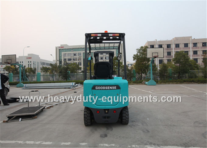 Port / Wharf 3 Wheel Forklift 130mm Free Lift With Adjustable Steering Wheel