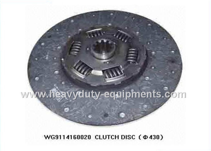 Heavy Machinery Truck Spare Parts Spec Clutch Disc WG9114260420 8.91kg