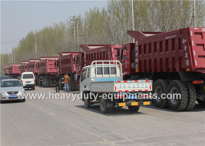 heavy loading HOWO dump Truck with Chassis with WABCO System / Strengthen Bumper