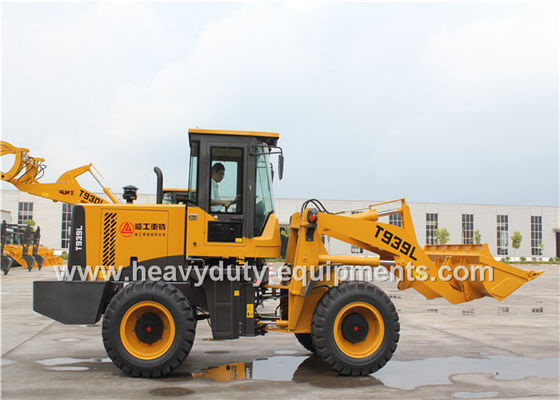 Çin Hydraulic Joystick Control Articulated Wheel Loader T939L For Earth Moving Work Tedarikçi