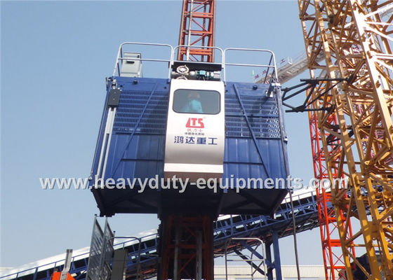 Çin 36M / Min Construction Hoist Elevator , Construction Site Elevator Safety Vertical Transporting Equipment Tedarikçi