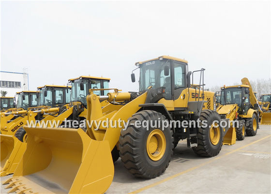 Çin L968F SDLG 6t Wheel Loader / Payloader with ROPS Cabin Air Condition Pilot Control Tedarikçi
