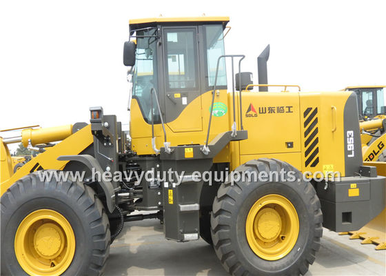 Çin SDLG LG953 wheel loader with anti adhesive bucket 2.8m3 or coal dozer for optional Tedarikçi