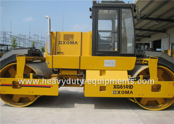 Çin XGMA road roller XG6141D type with 1400kg operating weight for compacting Tedarikçi