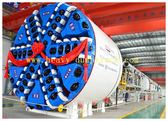 Çin Mix Type TBM deployed to bore tunnelin soft and hard strata characterized Tedarikçi
