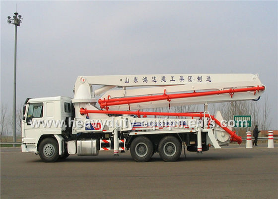 Çin Concrete Pump Trailer 48m boom Tedarikçi