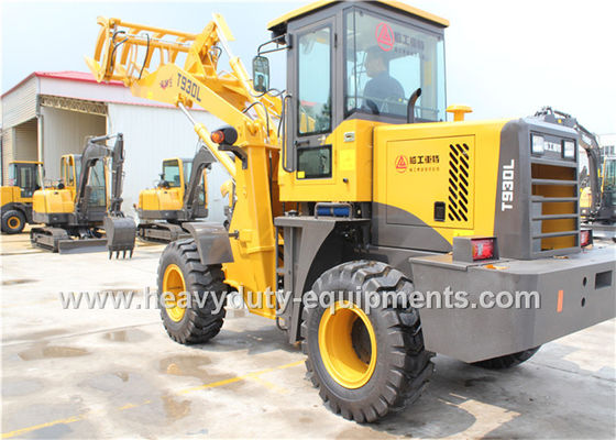 1.6T 0.8m3 Wheel Loader With Strengthen Axle Quick Hitch Pallet Fork Grass Grapple Tedarikçi