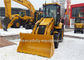 1800kg SDLG Backhoe Loader B877 Equipment For Road Construction Low Fuel Consumption Tedarikçi